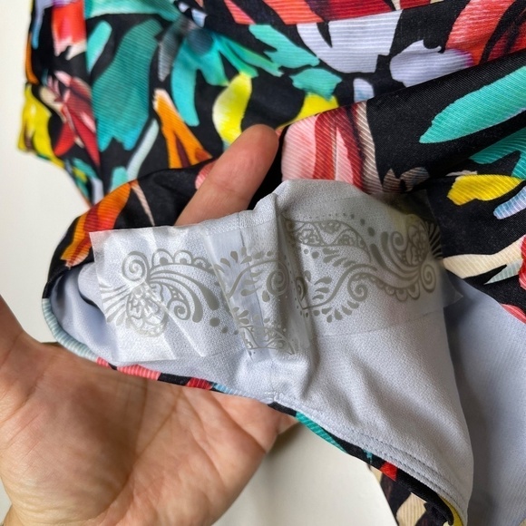 Prana Multicolor Millan High Waist Bikini Bottoms Size XL La Flora Print NWT - Picture 12 of 13